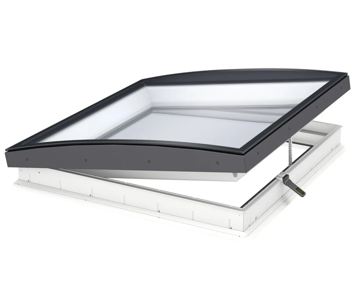 VELUX CVU 150100 1093 INTEGRA® SOLAR Curved Glass Rooflight Package 150 x 100 cm (Including CVU Triple Glazed Base & ISU Curved Glass Top Cover)