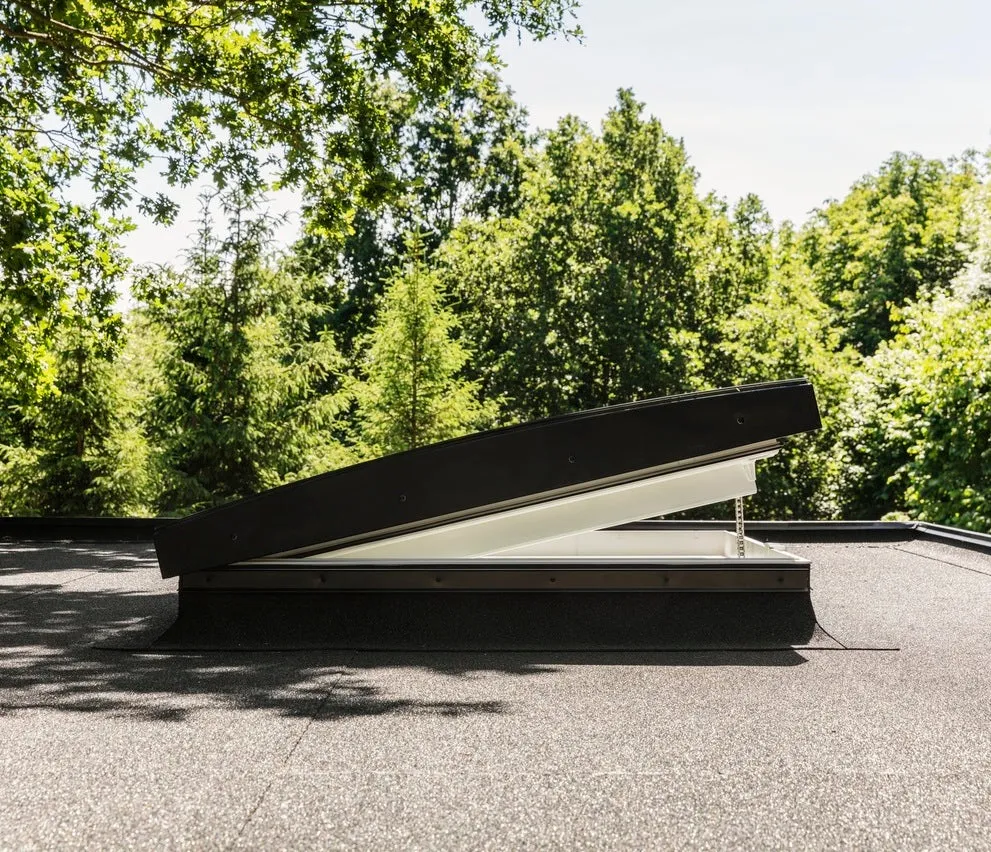 VELUX CVU 150100 1093 INTEGRA® SOLAR Curved Glass Rooflight Package 150 x 100 cm (Including CVU Triple Glazed Base & ISU Curved Glass Top Cover)