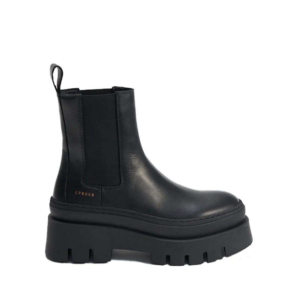 Vitello Black Black Chelsea Boots