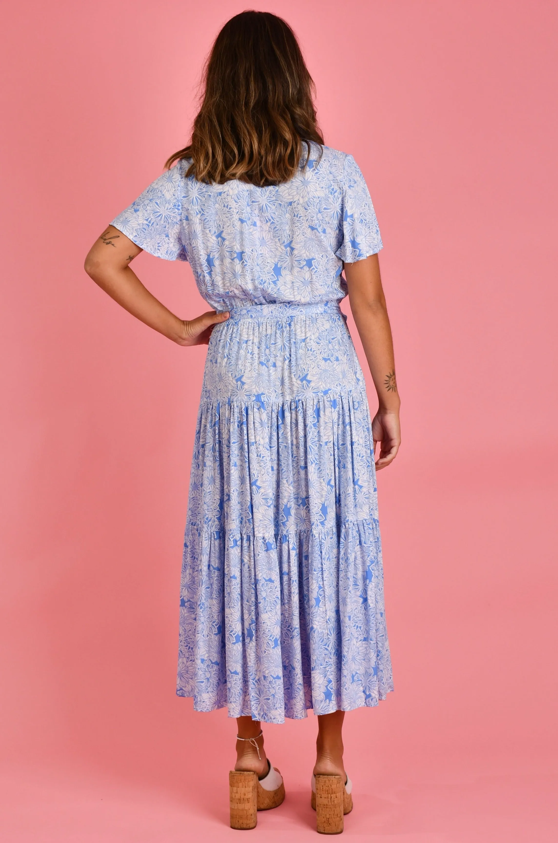 VJHD260 - CABARITA DRESS - BLOSSOM BREEZE SKY