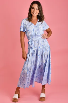 VJHD260 - CABARITA DRESS - BLOSSOM BREEZE SKY