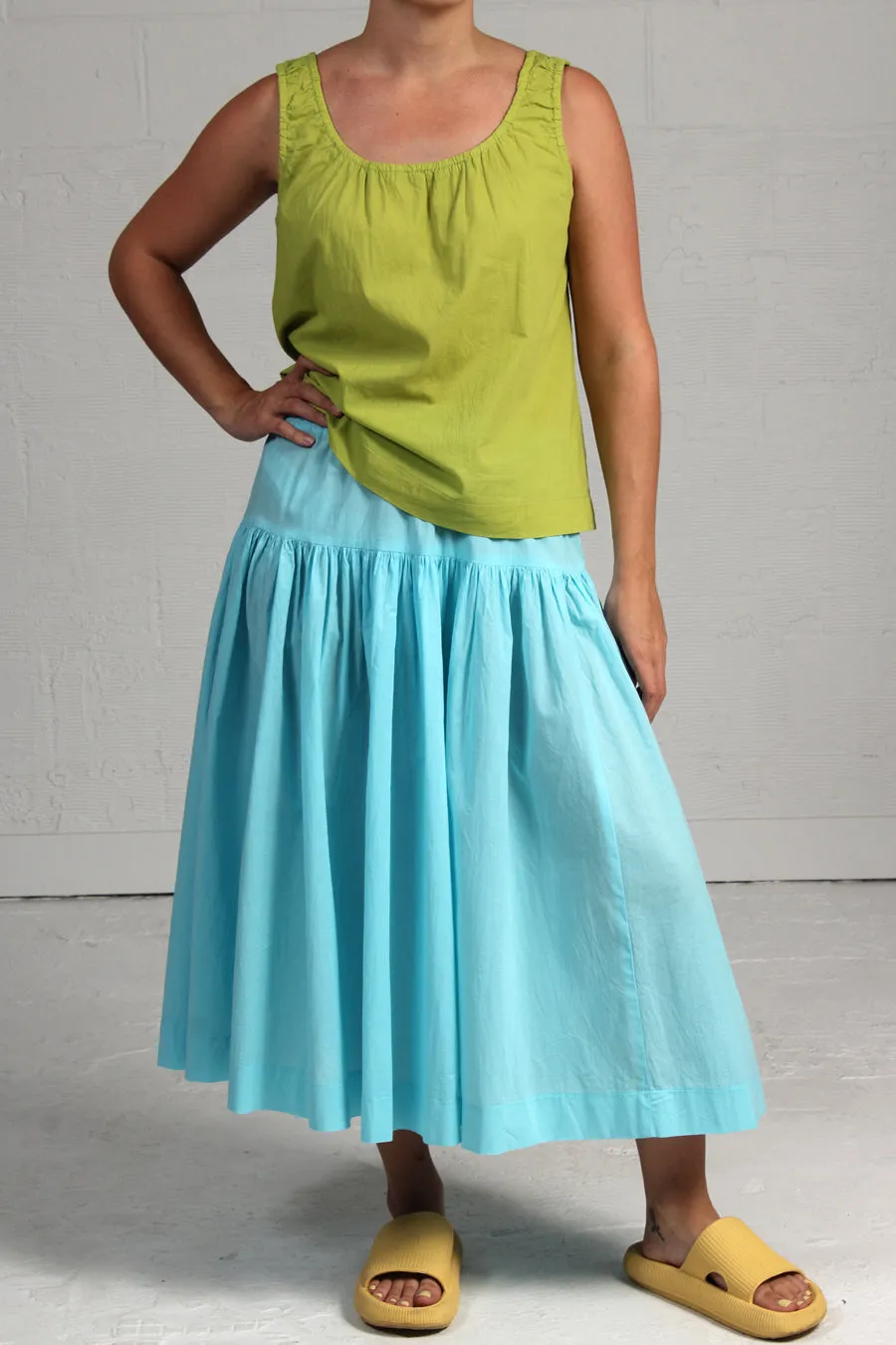 Voile Viv Skirt - blue