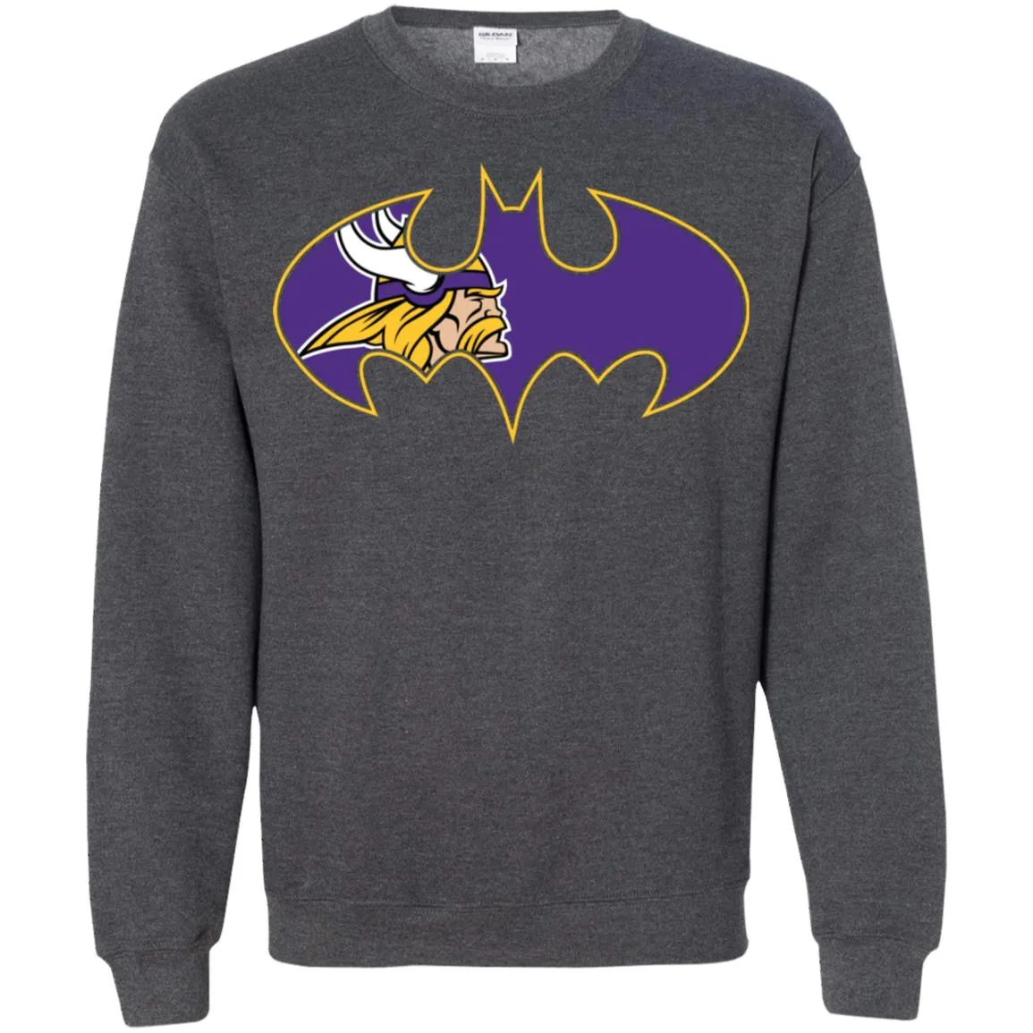 We Are The Minnesota Vikings Batman Nfl Mashup Crewneck Pullover Sweatshirt