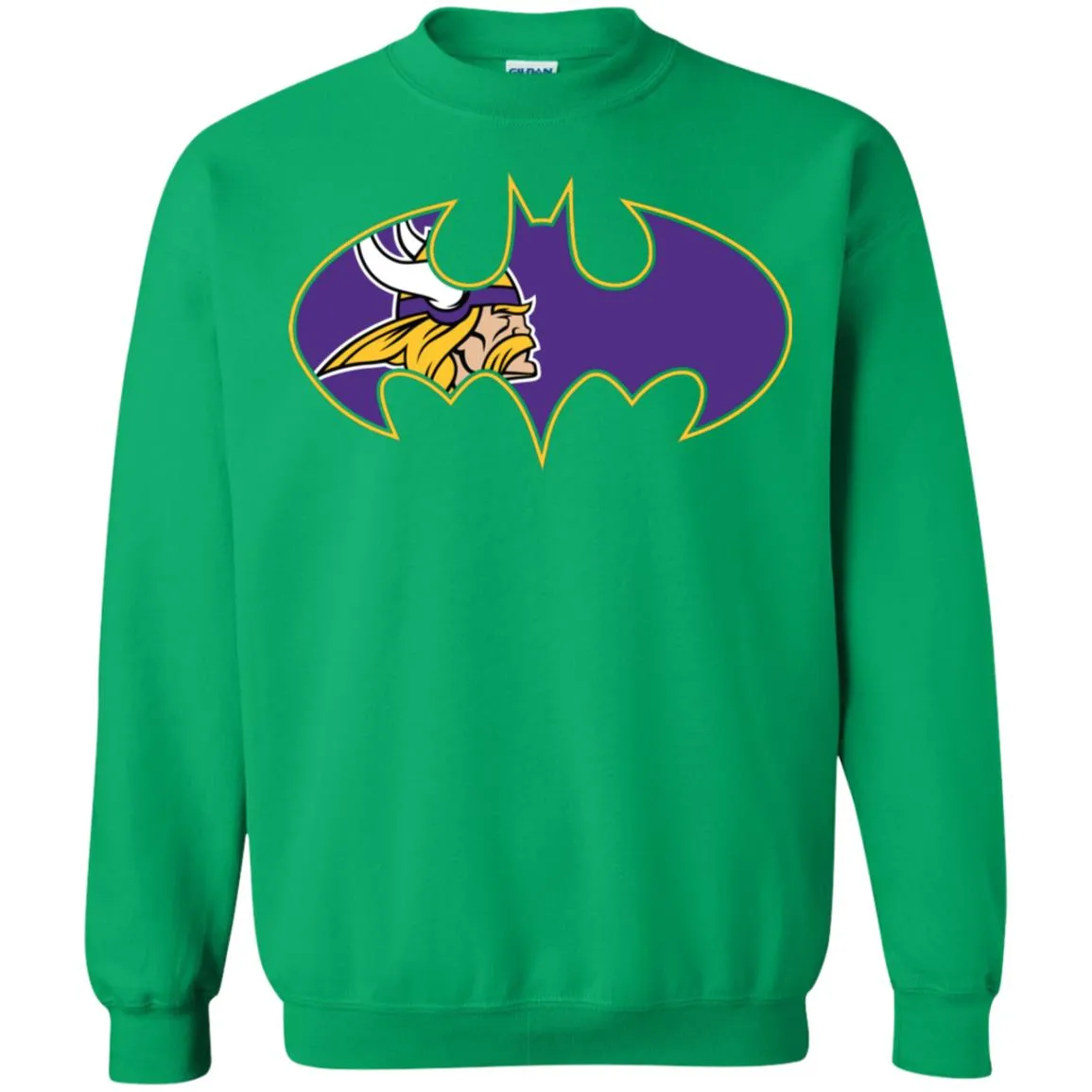 We Are The Minnesota Vikings Batman Nfl Mashup Crewneck Pullover Sweatshirt