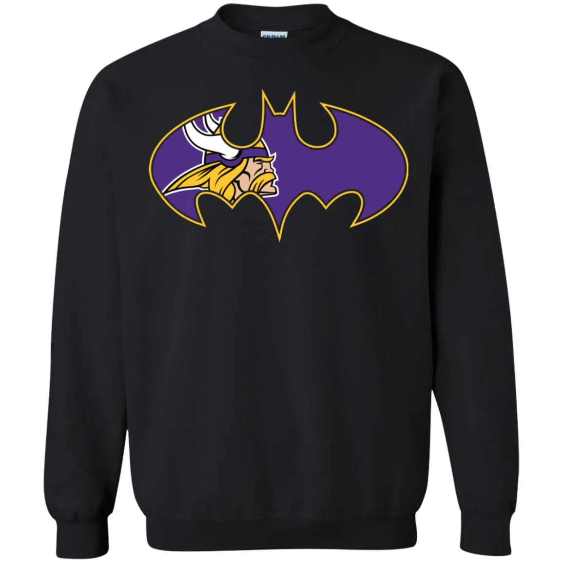 We Are The Minnesota Vikings Batman Nfl Mashup Crewneck Pullover Sweatshirt