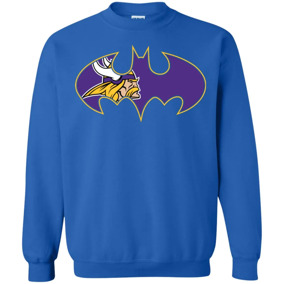 We Are The Minnesota Vikings Batman Nfl Mashup Crewneck Pullover Sweatshirt