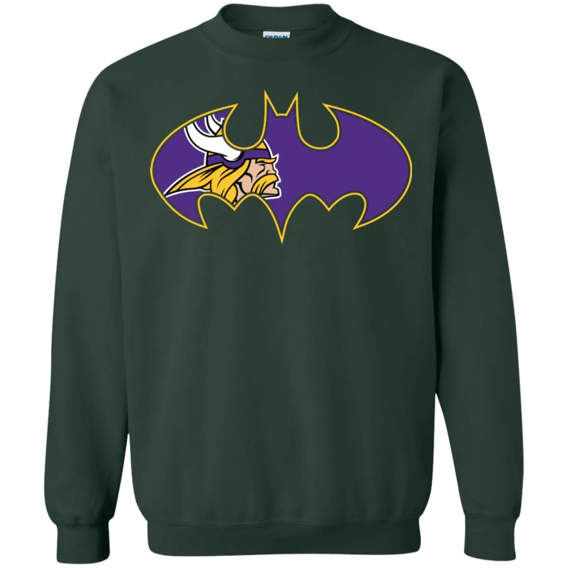 We Are The Minnesota Vikings Batman Nfl Mashup Crewneck Pullover Sweatshirt