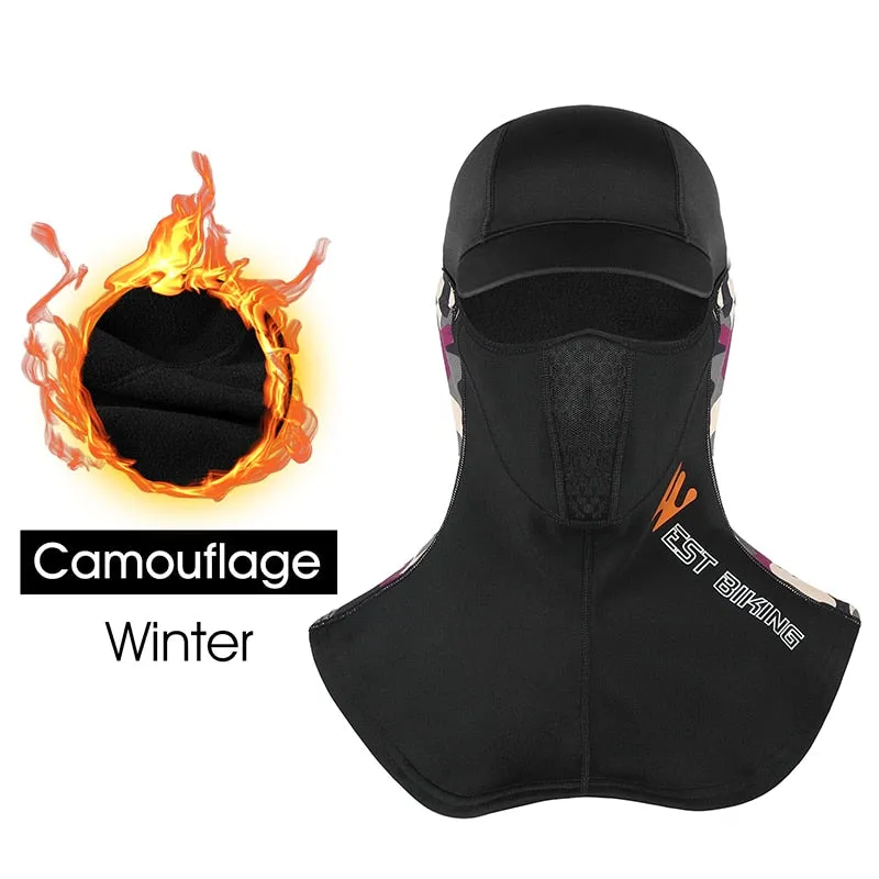 Winter Cycling Cap Men Women Sport Scarf Balaclava Neck Warmer Windproof Ski Bicycle Motorcycle Running Headwear