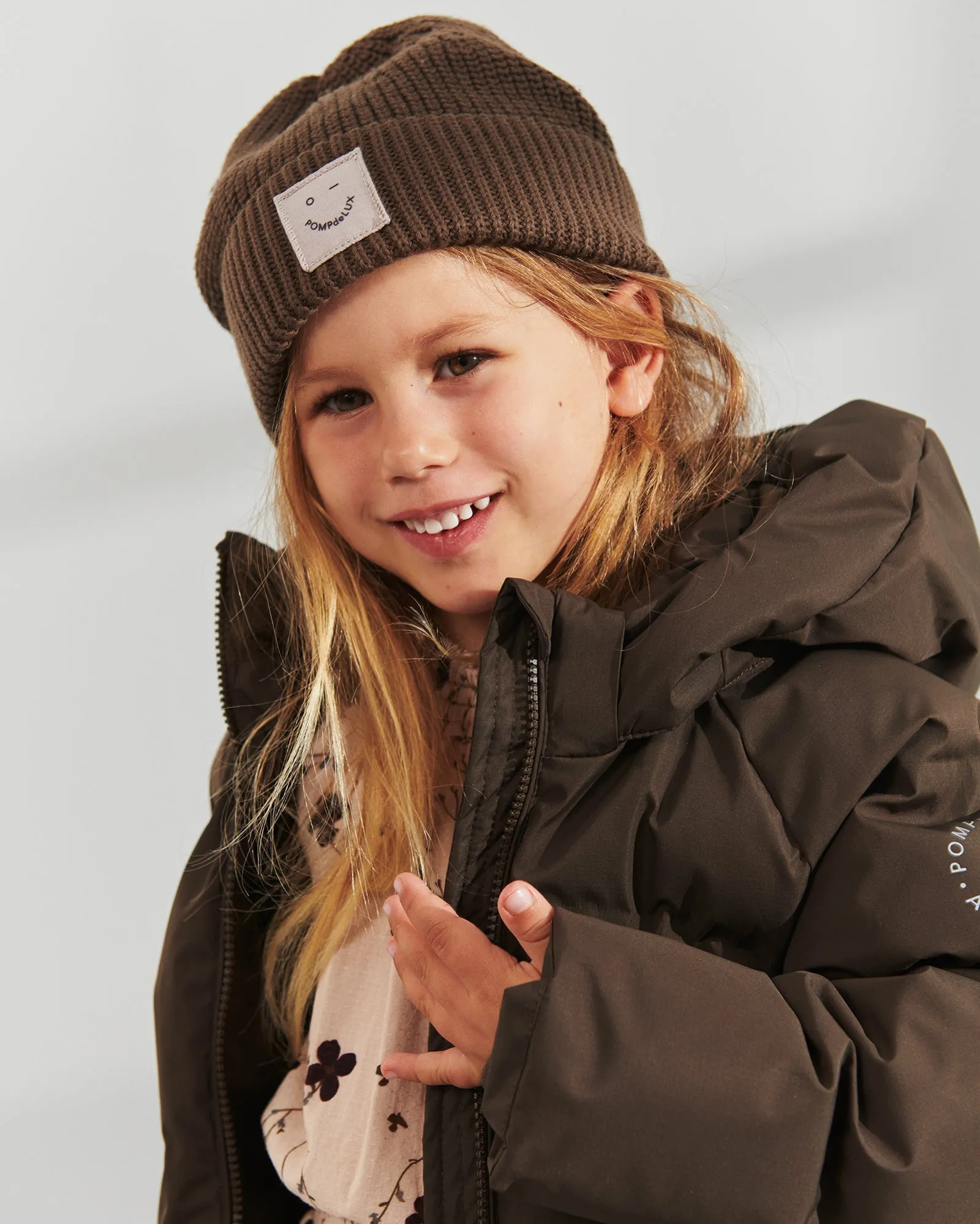 Winter Puffer Jacket - Kids - Dark Earth