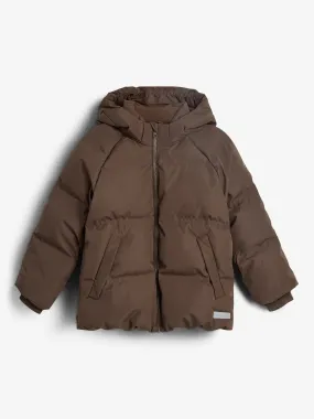 Winter Puffer Jacket - Kids - Dark Earth