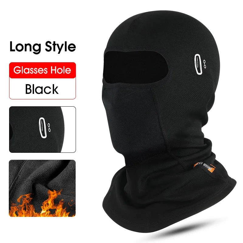 Winter Sport Cycling Cap Bike Full Face Mask Warm Fleece Balaclava Men Women MTB Bicycle Motorcycle Head Cap Hat