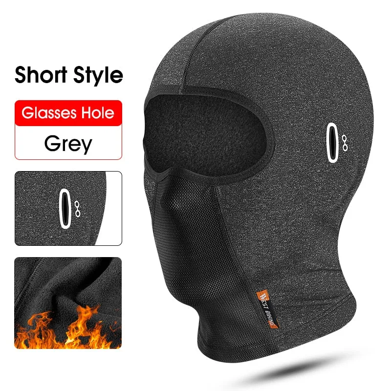 Winter Sport Cycling Cap Bike Full Face Mask Warm Fleece Balaclava Men Women MTB Bicycle Motorcycle Head Cap Hat