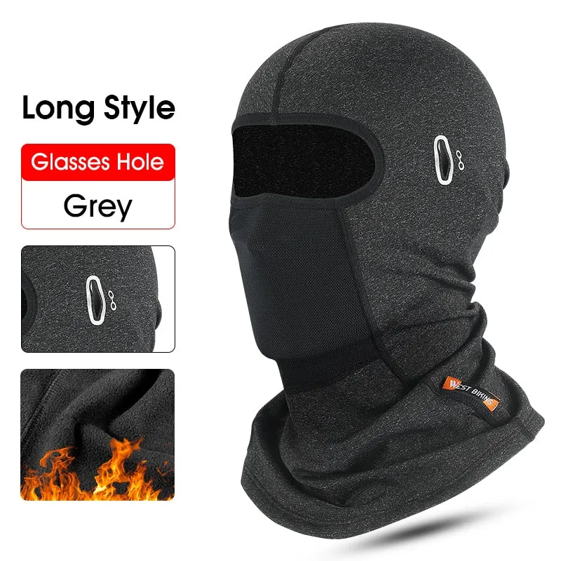 Winter Sport Cycling Cap Bike Full Face Mask Warm Fleece Balaclava Men Women MTB Bicycle Motorcycle Head Cap Hat