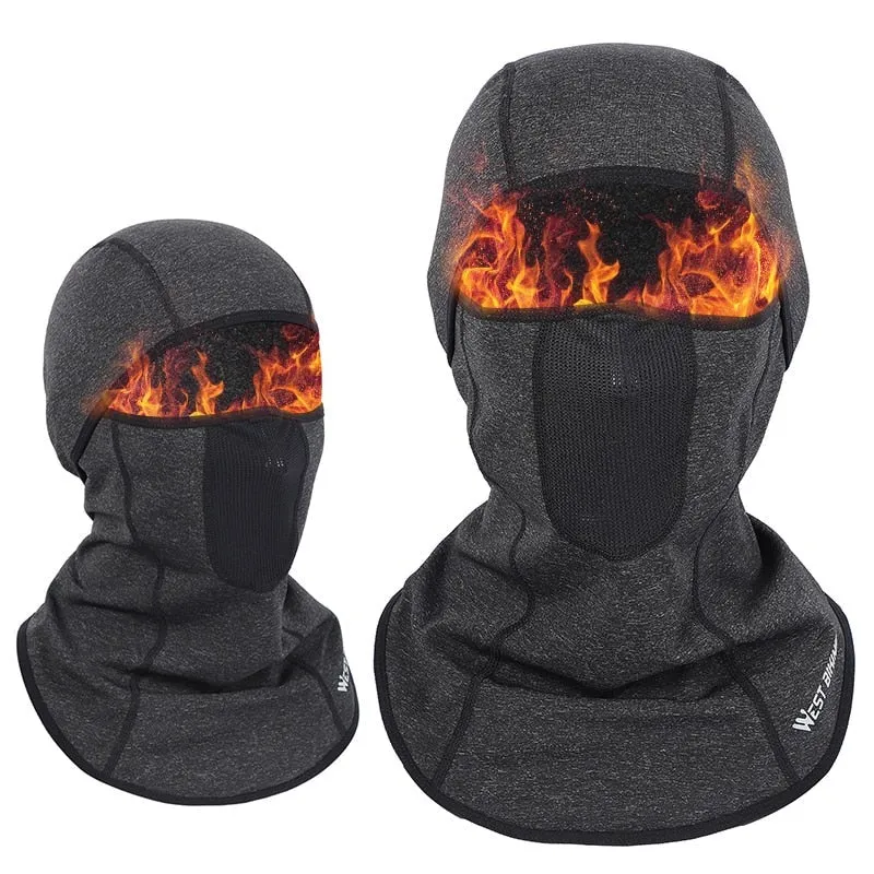 Winter Sport Cycling Cap Bike Full Face Mask Warm Fleece Balaclava Men Women MTB Bicycle Motorcycle Head Cap Hat