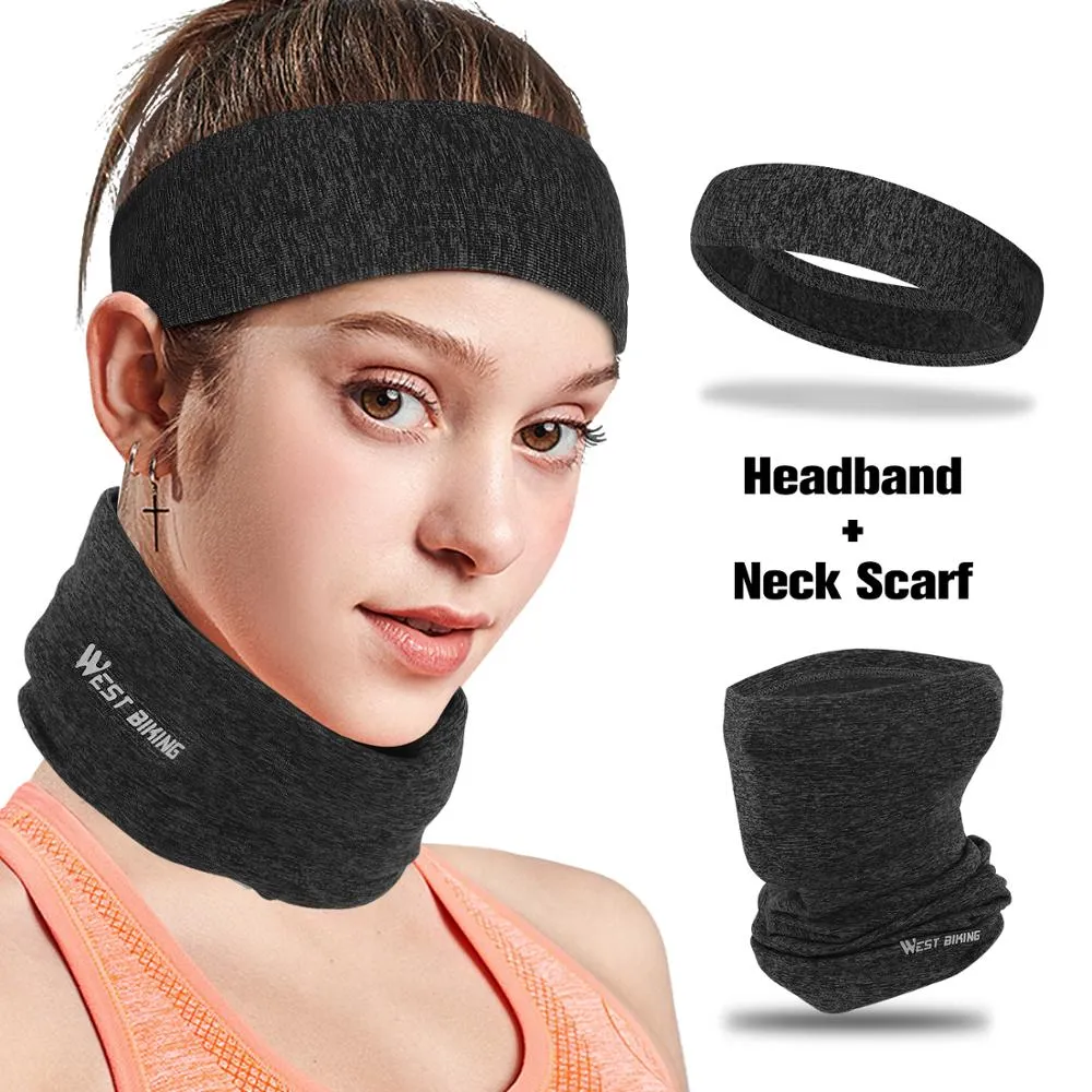 Winter Windproof Cycling Scarf Outdoor Running Bike Face Mask Headbands Men Women Bicycle Bandana Sports Headwear