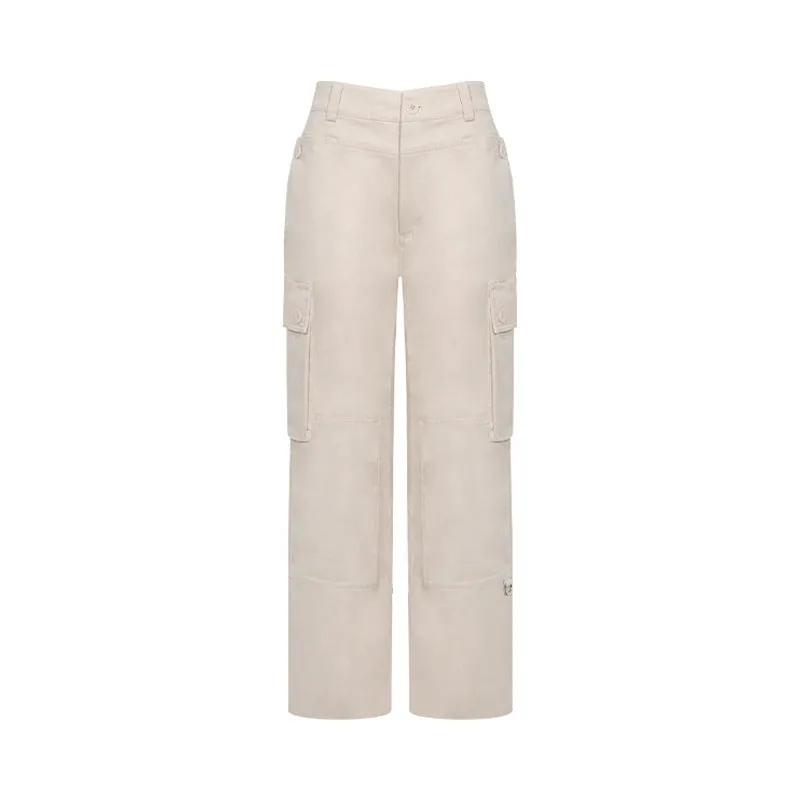 Women's Loose Casual Straight Cargo Pants