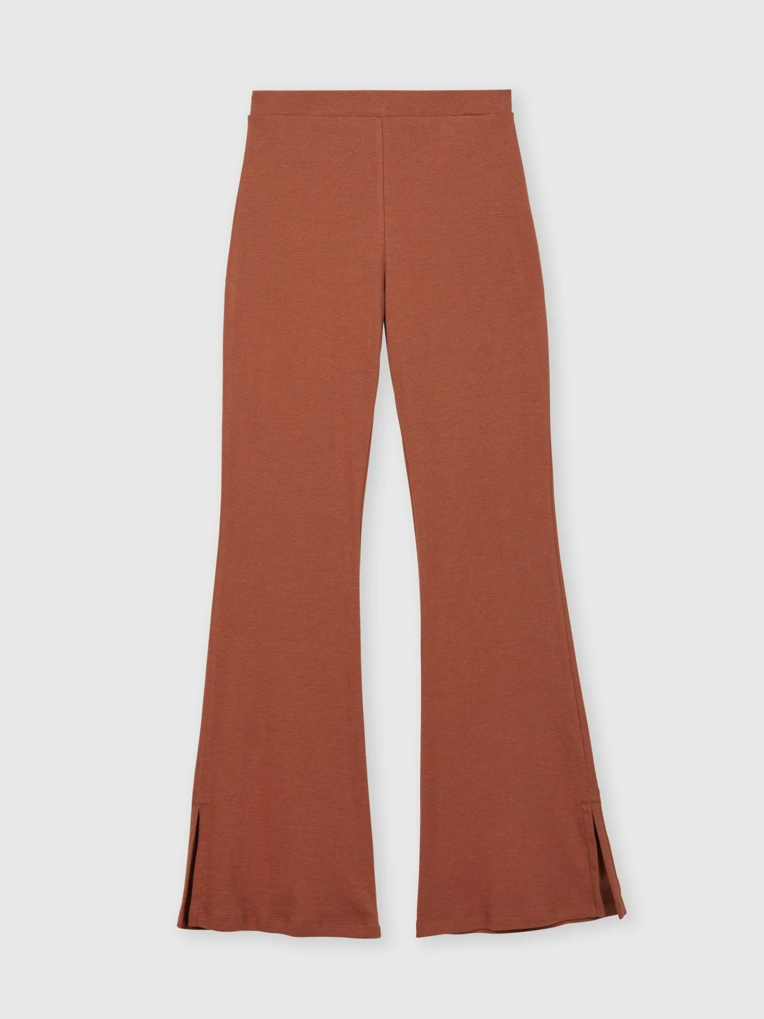 Wool Blend Knit Pants