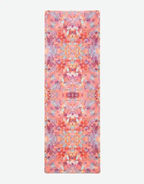 Yoga Design Lab - Combo Yoga Mat - Kaleidoscope - 2-in-1 (Mat   Towel) 178 cm - Best For Hot Practices